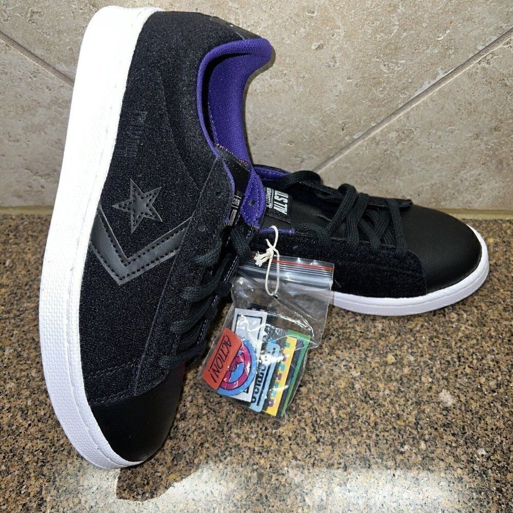 Converse Pro Leather Low It's Possible A01649C Black Sneakers Women's 7 New